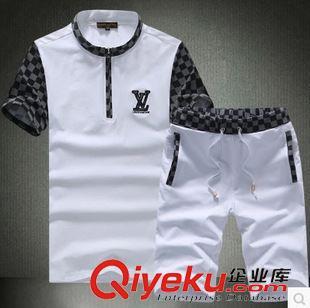 4.1夏裝上新 2015高端純色男士短袖T恤套裝，廠家直銷引爆批發代理市場